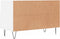 vidaXL - Tv-meubel - 80x36x50 - cm - bewerkt - hout - wit