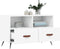 vidaXL - Tv-meubel - 80x36x50 - cm - bewerkt - hout - wit