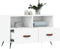 vidaXL - Tv-meubel - 80x36x50 - cm - bewerkt - hout - wit