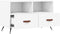 vidaXL - Tv-meubel - 80x36x50 - cm - bewerkt - hout - wit