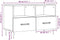 vidaXL - Tv-meubel - 80x36x50 - cm - bewerkt - hout - wit