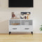 vidaXL - Tv-meubel - 80x36x50 - cm - bewerkt - hout - wit