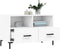 vidaXL - Tv-meubel - 80x36x50 - cm - bewerkt - hout - wit