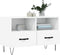 vidaXL - Tv-meubel - 80x36x50 - cm - bewerkt - hout - wit