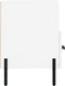 vidaXL - Tv-meubel - 80x36x50 - cm - bewerkt - hout - wit
