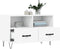 vidaXL - Tv-meubel - 80x36x50 - cm - bewerkt - hout - wit