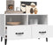 vidaXL - Tv-meubel - 80x36x50 - cm - bewerkt - hout - wit