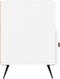 vidaXL - Tv-meubel - 80x36x50 - cm - bewerkt - hout - wit
