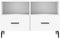vidaXL - Tv-meubel - 80x36x50 - cm - bewerkt - hout - wit