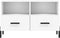 vidaXL - Tv-meubel - 80x36x50 - cm - bewerkt - hout - wit