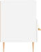 vidaXL - Tv-meubel - 80x36x50 - cm - bewerkt - hout - wit