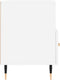 vidaXL - Tv-meubel - 80x36x50 - cm - bewerkt - hout - wit