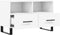 vidaXL - Tv-meubel - 80x36x50 - cm - bewerkt - hout - wit