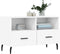 vidaXL - Tv-meubel - 80x36x50 - cm - bewerkt - hout - wit