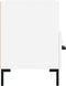 vidaXL - Tv-meubel - 80x36x50 - cm - bewerkt - hout - wit