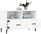 vidaXL - Tv-meubel - 80x36x50 - cm - bewerkt - hout - wit