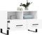 vidaXL - Tv-meubel - 80x36x50 - cm - bewerkt - hout - wit