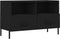 vidaXL - Tv-meubel - 80x36x50 - cm - bewerkt - hout - zwart