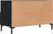 vidaXL - Tv-meubel - 80x36x50 - cm - bewerkt - hout - zwart