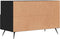 vidaXL - Tv-meubel - 80x36x50 - cm - bewerkt - hout - zwart