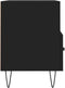 vidaXL - Tv-meubel - 80x36x50 - cm - bewerkt - hout - zwart