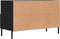 vidaXL - Tv-meubel - 80x36x50 - cm - bewerkt - hout - zwart
