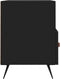 vidaXL - Tv-meubel - 80x36x50 - cm - bewerkt - hout - zwart