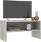 vidaXL - Tv-meubel - 80x40x40 - cm - bewerkt - hout - betongrijs