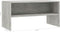 vidaXL - Tv-meubel - 80x40x40 - cm - bewerkt - hout - betongrijs