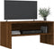 vidaXL - Tv-meubel - 80x40x40 - cm - bewerkt - hout - bruin - eikenkleur