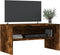 vidaXL - Tv-meubel - 80x40x40 - cm - bewerkt - hout - gerookt - eikenkleurig