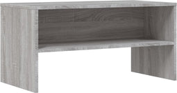 vidaXL - Tv-meubel - 80x40x40 - cm - bewerkt - hout - grijs - sonoma - eikenkleurig