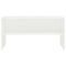vidaXL - Tv-meubel - 80x40x40 - cm - bewerkt - hout - wit