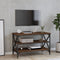 vidaXL - Tv-meubel - 80x40x50 - cm - bewerkt - hout - bruin - eikenkleur