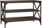 vidaXL - Tv-meubel - 80x40x50 - cm - bewerkt - hout - bruin - eikenkleur