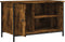 vidaXL - Tv-meubel - 80x40x50 - cm - bewerkt - hout - gerookt - eikenkleurig