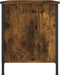 vidaXL - Tv-meubel - 80x40x50 - cm - bewerkt - hout - gerookt - eikenkleurig