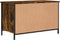 vidaXL - Tv-meubel - 80x40x50 - cm - bewerkt - hout - gerookt - eikenkleurig