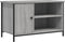 vidaXL - Tv-meubel - 80x40x50 - cm - bewerkt - hout - grijs - sonoma - eikenkleurig