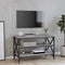 vidaXL - Tv-meubel - 80x40x50 - cm - bewerkt - hout - grijs - sonoma - eikenkleurig