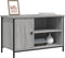 vidaXL - Tv-meubel - 80x40x50 - cm - bewerkt - hout - grijs - sonoma - eikenkleurig