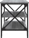 vidaXL - Tv-meubel - 80x40x50 - cm - bewerkt - hout - grijs - sonoma - eikenkleurig