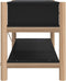vidaXL - Tv-meubel - 82x38x45 - cm - bewerkt - hout - zwart