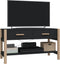 vidaXL - Tv-meubel - 82x38x45 - cm - bewerkt - hout - zwart