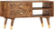 vidaXL - Tv-meubel - 85x35x47 - cm - massief - mangohout