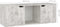 vidaXL - Tv-meubel - 88,5x27,5x30,5 - cm - bewerkt - hout - betongrijs
