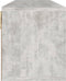 vidaXL - Tv-meubel - 88,5x27,5x30,5 - cm - bewerkt - hout - betongrijs