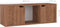 vidaXL - Tv-meubel - 88,5x27,5x30,5 - cm - bewerkt - hout - bruin - eikenkleurig