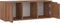 vidaXL - Tv-meubel - 88,5x27,5x30,5 - cm - bewerkt - hout - bruin - eikenkleurig