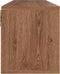 vidaXL - Tv-meubel - 88,5x27,5x30,5 - cm - bewerkt - hout - bruin - eikenkleurig